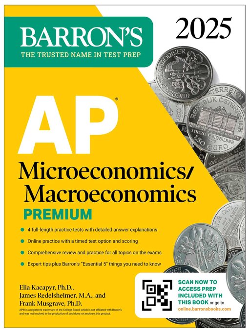 Title details for AP Microeconomics /Macroeconomics Premium, 2025 by Barron's Educational Series - Available